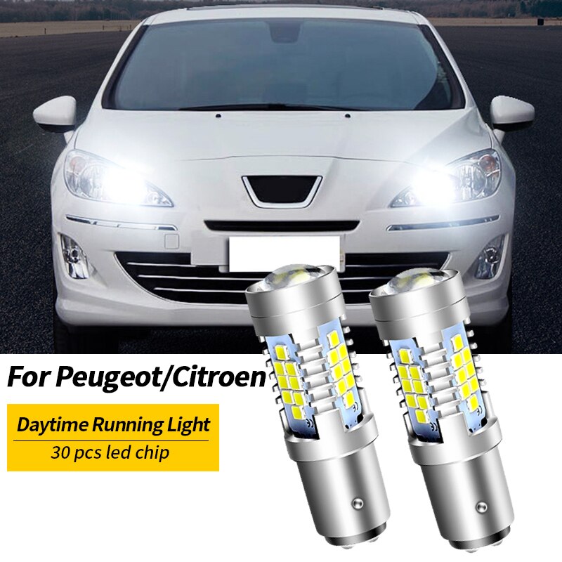 LED ְ  DRL  , Canbus P21/5W 1157 BAY15D, Ʈο DS4 Ǫ RCZ 408 308  Ĳ, 2 
